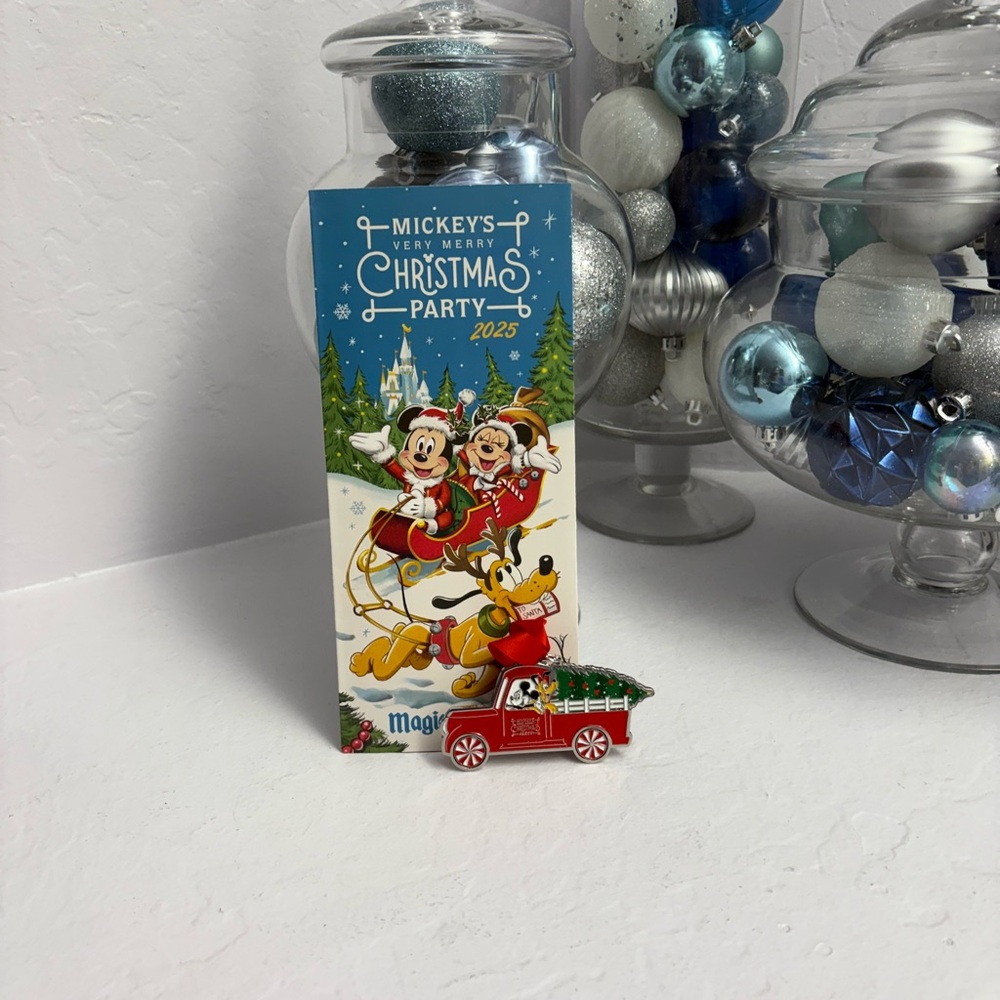 Mickey’s Very Merry Christmas Party Ornament (2025) with Party Guide